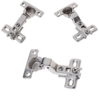 1Pcs Hinge Stainless Steel Door Hydraulic Hinges Damper Buffer Soft Close For Cabinet Cupboard Furniture Hardware