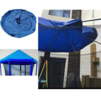 6/8/10/12ft Trampoline Roof Sunshade Rain Protection Cloth Trampoline Canopy Fabric