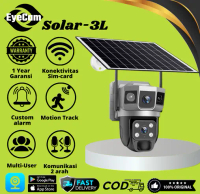 EYECAM V380 PRO Cctv Smart Kamera Panel Surya SIMCARD SOLAR-3L V380 PRO dengan Panel Surya dan Simca