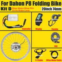 74mm Motor Suitable for Dahon Folding Bike Motor Dahon Electric Motor 20inch 406/451 Wheel Rim 36V 250W 48V 250W Motor 28holes