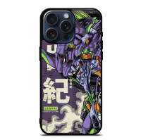 Hybrid Case iPhone 16 16e 15 14 13 12 11 XR Pro Max Plus Mini Neon Genesis Evangelio GN0032