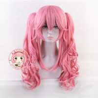 Tamamo No Mae Wig Fate Grand Order Cosplay Wig Curly Pink Synthetic Hair Anime Fate Grand Order Cosplay Hair Women Wigs A589