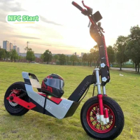 Adult New Model NFC Start High Speed E Scooter waterproof 30-60Ah QS Motor 72V 4000W 15000W Electric Scooter