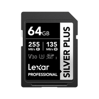 Lexar Professional SILVER PLUS SDXC UHS-I 64G 記憶卡