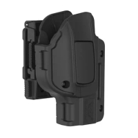 Tactical Holster G19 G23 G32 360 ° Retention Glock 19 Holster Quick Dual Release Belt clip Level 2
