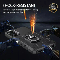 CASING HP UNTUK XIAOMI REDMI 13C HARD CASE RING ARMOR ROBOT CASE KICKSTAND HYBRID RING HOLDERr