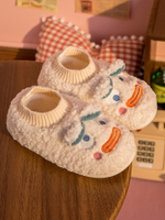 兒童棉拖鞋女包跟月子鞋冬季款居家室內防滑保暖情侶家用棉鞋男士