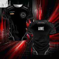 Kemeja-T Pasukan Permainan Xtreme, Boleh Disesuaikan Percuma, 2025 XG Esports Seragam, Gaya Ame, DOT