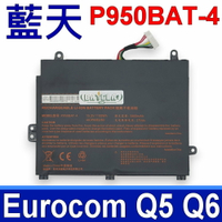 CLEVO 藍天 P950BAT-4 電池 Eurocom Q5 Q6 KINGBOOK T96 T97 SAGER NP8950 SCENKER KEY 15