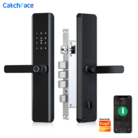 Tuya App Wifi Cerradura Inteligente smart fingerprint door lock fechadura da impressão digital door lock electronic lock