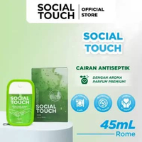 Pocket Hand Sanitizer Food Grade - Social Touch Germ Free Spray 45 mL - Hijau