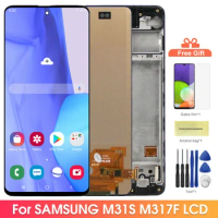 M31S LCD for SAMSUNG Galaxy M31S Lcd Display Touch Screen Digitizer Replacement For Samsung M317 M317F LCDS