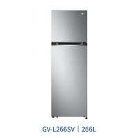 【點數10%回饋】中力電器 GV-L266SV LG樂金 智慧變頻雙門冰箱 星辰銀 217L