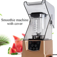 Commercial 2L Electric Smoothie Machine with Silent cover Milkshake machine ice blender Food Mixer machine