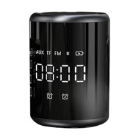 A18 Portable Speaker Bluetooth Speaker Wireless Bluetooth Speaker Clock Display Alarm Clock Speaker Subspeaker