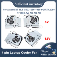 Laptop CPU Cooling Fan For Xiaomi Mi Gaming Notebook 5V 12V 171502-AA AD AB AK AM GTX1050 1060 RTX2060 EG75071S1-C010/C020-S9A