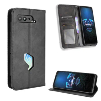 For Asus ROG Phone 5 ZS673KS Luxury Flip PU Leather Magnetic Adsorption Case For Asus ROG 5 ZS673KS Asus I005DA I005DB Phone Bag