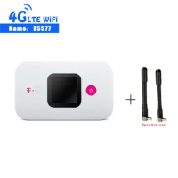 New Huawei E5577 e5577s-321 3G 4G Router Huawei Pocket Wifi Hotspot 1500MAh Battery 4G Lte Router + 2PCS Antenna