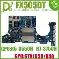 KEFU FX505DD Mainboard For ASUS FX505DT FX95DT FX705DD FX705DT Laptop Motherboard W/R5-3550H R7-3750H GTX1650 GTX1050 100% Test