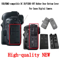NEW USB/HDMI-compatible DC IN/VIDEO OUT Rubber Door Bottom For Canon EOS 5D 450D 500D 1000D 40D 50D 60D 70D 80D 750D 760D Camera