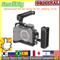 SmallRig Full Dslr for Sony A7 IV a7m4 Camera Cage Rig for Sony Alpha 7 IV/A7S III/A1/A7R IV with Multi-Mounting Options Rigs
