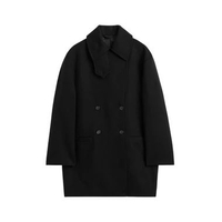 Toteme Broad Peacoat Black 34 Black