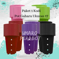 siap kirim - grosir 1 kodi pot tinggi lubang ukuran 17 / pot gaharu / pot tanaman / pot bunga / pot 