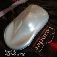 cat mutiara PU Pearl White Leander