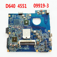 For Acer Aspire 4551 4551G D640 Laptop Motherboard 09919-3 Mainboard 48.4HD01.031 DDR3 MBPU501001