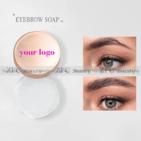 Long Lasting Eyebrow Soap Wax Dense Eyes Brow Transparent Makeup Styling Gel Wax Cosmetics Tools for Women Custom Logo FEDEX