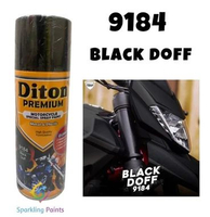 Diton Premium Black Doff 9184 Hitam Dof Dop Cat Pilok Tahan Bensin 400ml