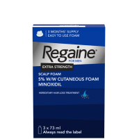 Regaine Men's Extra Strength Hair Loss and Hair Regrowth Scalp Foam Treatment 3 x 73ml
