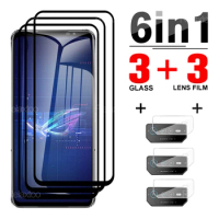 6in1 Tempered Glass For Special Asus ROG Phone 6 Pro Screen Protector Camera Lens Protection safety Glass For Asus ROG Phone 5 3