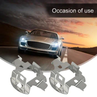 Metal H7 HID Headlight Bulb Light Retainer Clip for BMW For Mercedes High Temperature Resistant Aftermarket Installation