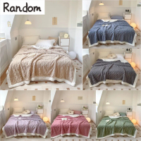 Selimut mewah susu Uk.100x150cm / Selimut Berat tinggi / Selimut tebal ganda tunggal/ Selimut sofa t