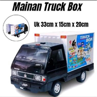 Mainan anak mobil mobilan truck pickup L300 box besar tanpa baterai free tali ukuran besar keren mur
