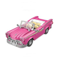 【愛瘋潮】 LOZ mini 鑽石積木-1125 粉色敞篷車 玩具
