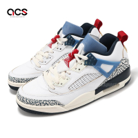 Nike 休閒鞋 Jordan Spizike Low Motion Pack 男鞋 白 藍 爆裂紋 HM3712-164