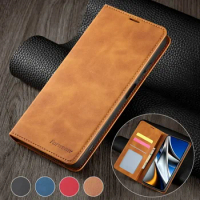 UltraSlim Magnetic Flip Leather Case For Xiaomi Poco X5 X4 X3 M3 M4 M5 Pro C55 F3 MI 12T 11T 10T 11 13 Lite Wallet Card Cover