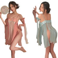 【Sexy angel】仙女宮廷風飄逸紗裙舞姬連身裙性感情趣內衣情趣睡衣(性感情趣睡衣角色扮演服 COSPLAY)