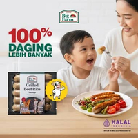 Big Farm Sosis Sapi Iga Bakar 360gr (5 pcs) (Grilled Beef Ribs Sausage)