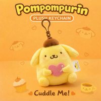 布丁狗 Sanrio 毛絨公仔鎖匙扣飾物