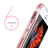 iPhone5 5s iPhone6 6s Plus 第四代 金屬+矽膠 一體成形 不影響訊號 保護殼 手機套 手機殼【APP下單9%點數回饋】