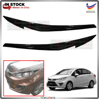 Proton Persona VVT (2016) Custom Fit ABS Plastic Car Head Lamp Headlamp Light Eye Lid Eyelid Brow Co