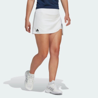 【adidas 愛迪達】短褲 女款 運動褲 網球短褲 CLUB SKIRT 白 HS1455