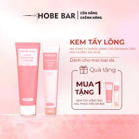 [MUA 1 TẶNG 1] Kem tẩy lông 7 tầng chiết xuất thực vật dịu nhẹ HOBEBAR dành cho cả nam và nữ, giúp l