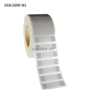 500pcs/roll RFID tag UHF sticker Alien 9640 EPC 6C PP synthetic waterproof label 868-915mhz adhesive passive RFID label
