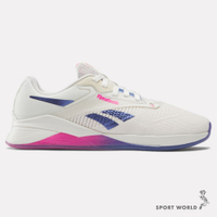 Reebok 訓練鞋 女鞋 支撐 緩衝 Nano X4 米白【運動世界】100074188