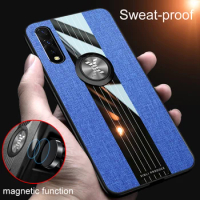 Cloth Case For Vivo IQOO NEO 3 For Vivo IQOO NEO 5 6 7 For Vivo NEX 3 T1 Shockproof Ring Stand TPU Bumper Phone Back Cover