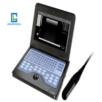 10.1 inch Digital veterinary ultrasound machine Notebook type Black and white ultrasound diagnostic scanner